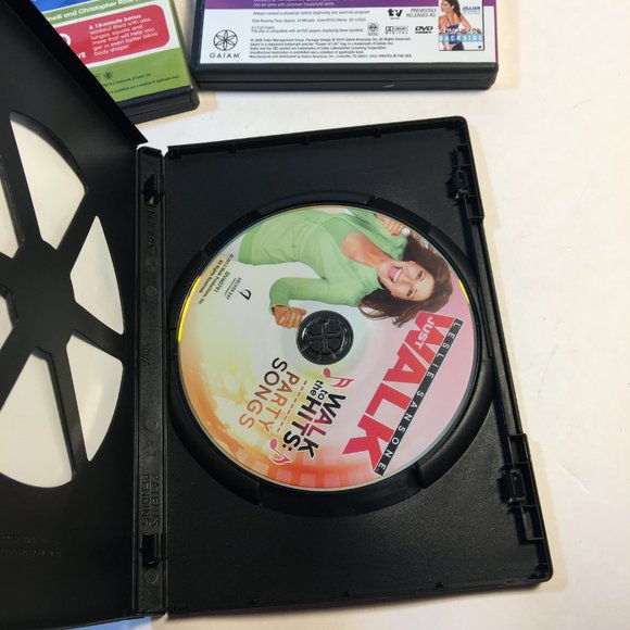 Mixed Lot of 3 Exercise Workout Fitness DVD Jillian Valerie Leslie Walking Tone - Picture 3 of 5